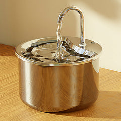 2.2L Stainless Steel Water Fountain - FT444 White (Special 6 filters included)